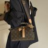 New High-end Fashion Versatile Retro Printed Handbag for Women, Popular High Looks, Light Luxury Single Shoulder Crossbody Bag