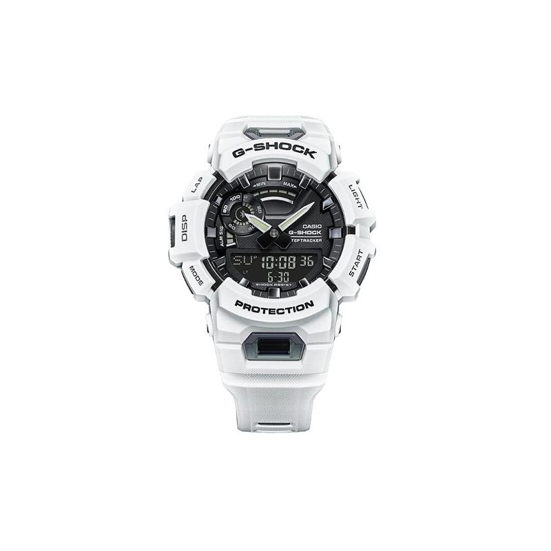 Casio G-SHOCK G-SQUAD Series Waterproof Quartz Movement Resin Strap Japanese and Korean Watch Men's Watch Black Dial GBA-900-7APR