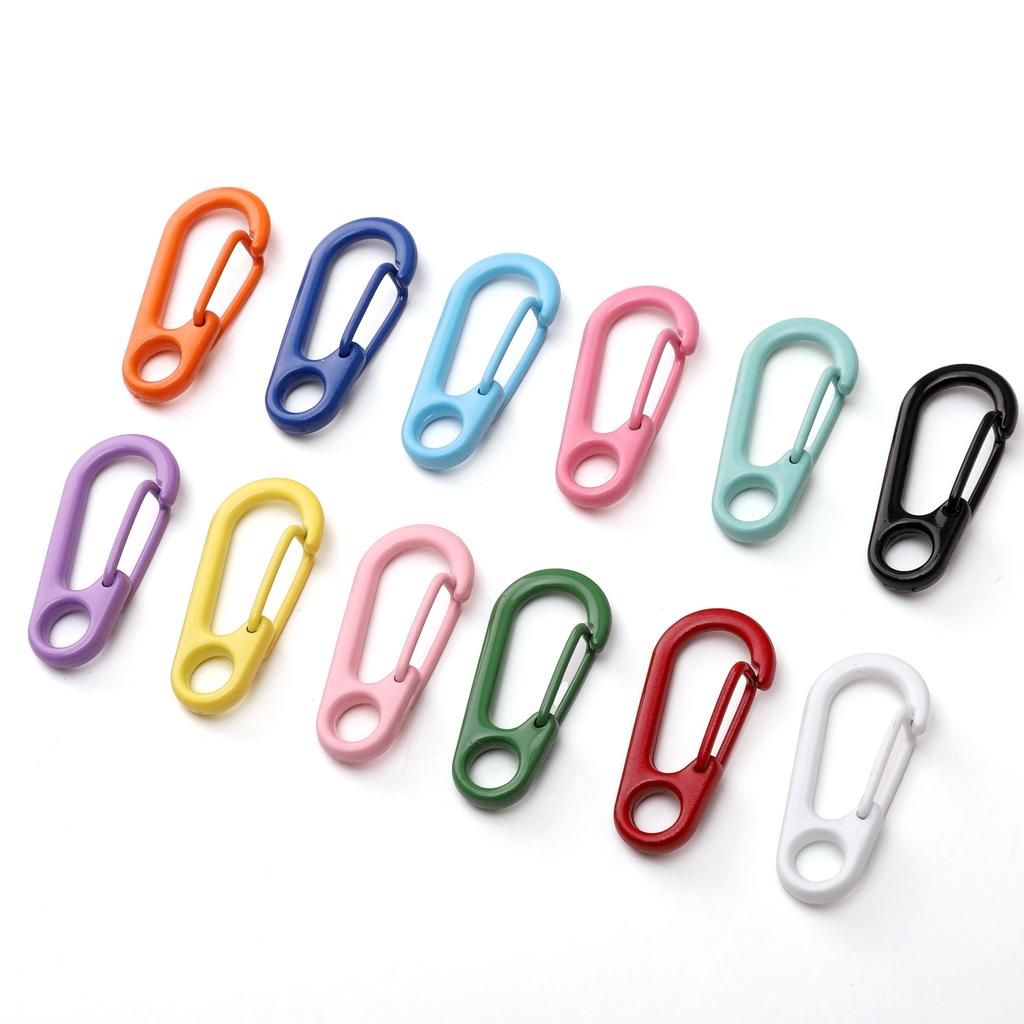 Legierung Sprühlackierte Schlüsselanhänger-Verschlüsse für DIY Schmuckzubehör