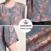 Yuzhaolin Women's Summer Blouse Set for Elderly