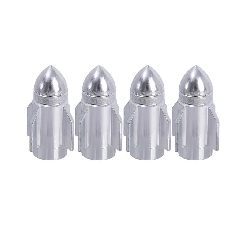 Tire Valve Caps Aluminum Tire Valve Chamber Rod Cap Dust Cover for Truck Bicycle Car Motorcycle Rim Valve Stems Caps Accessories