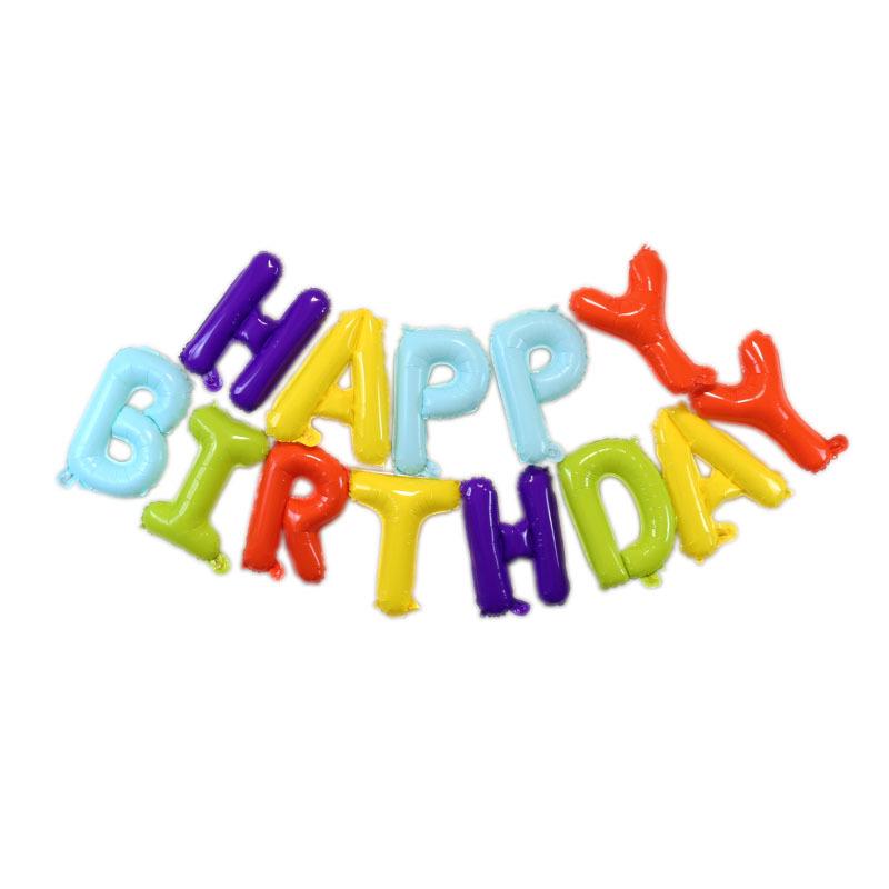 16" Happy Birthday Foil Balloons for Kids & Adults Party Decorations