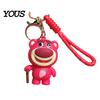 Kid Keychain Pendant, Silicone Cartoon Anime Figure Charm Key Holder, Keyring Party Favor Pendant for Children Friends Backpack Decoration