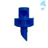 100PCS 90/180/360 Degree Simple Refraction Sprinkler Threaded Connection Plastic Sprayer Garden Irrigation Mist Nozzle
