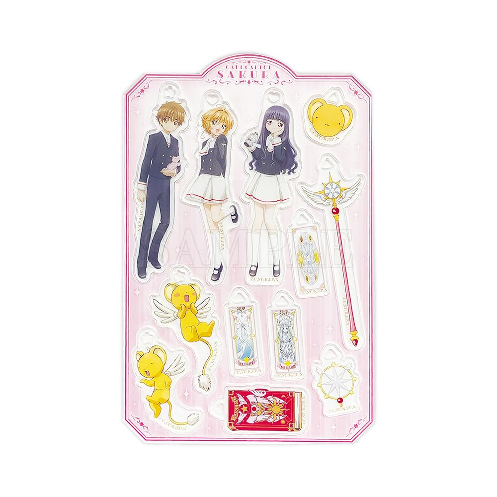 Factory Cardcaptor Sakura Sakura Xiaolan Tomoyo Character Plate Clear Card T s Kero-chan CS-5581304CA