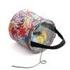 Compact Yarn Storage Tote for Knitting & Crocheting with Holes, Oxford Cloth Handbag