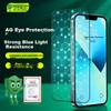 Apple 13/14 Tempered Glass Screen Protector, Anti-Blue Light, IPhone 13 Pro/16E/17E Phone Film, Anti-Glare, Full-Screen, Anti-Reflective