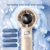 USB Handheld Fan with 100-Speed Digital Display for Outdoor Use – High-Speed Turbine Small Fan for Students