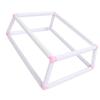 Embroidery Frame Holder Double Layer Clip On   Stitch Hoop Plastic Handheld Frame Rack for Needlework
