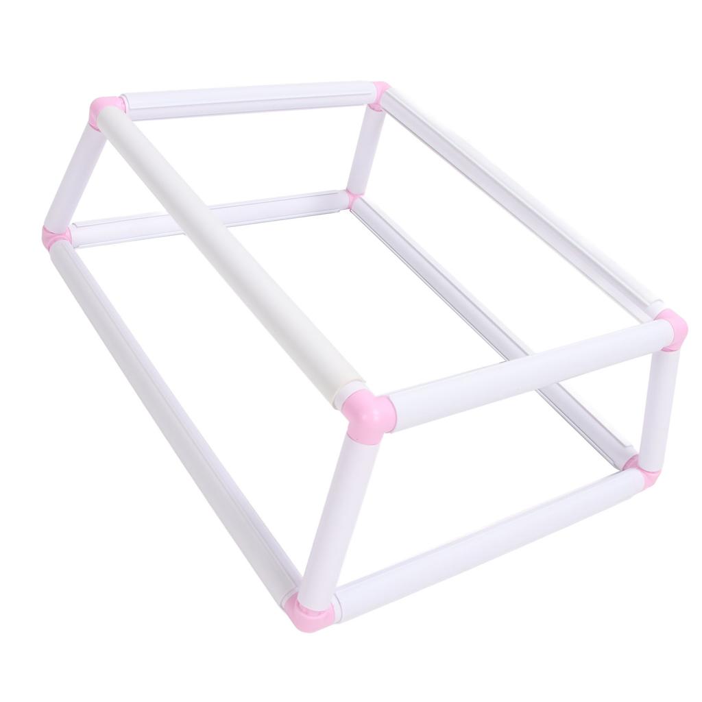 Embroidery Frame Holder Double Layer Clip On   Stitch Hoop Plastic Handheld Frame Rack for Needlework