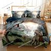 3D Dinosaur Duvet Cover Jurassic Bedding Set for Kids Boys Teen QueenKingFullTwin Microfiber Quilt Cover