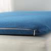 Solid color simple square cotton cushion, suitable for living room, bedroom, office