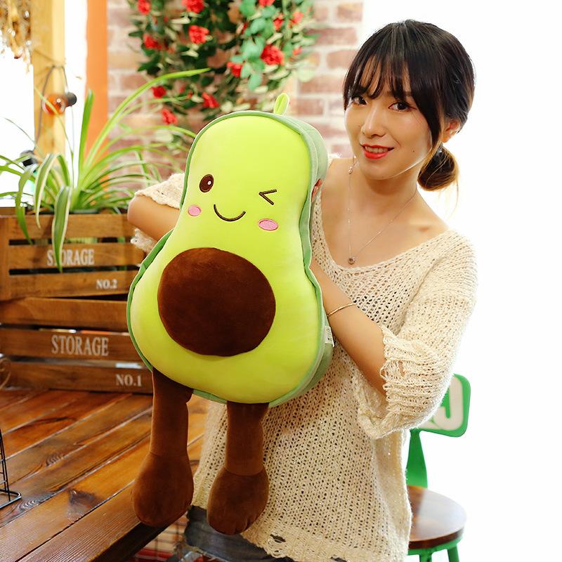 Avocado Doll Pillow Soft Stuffed Toys Children Girls Birthday Gifts Large Rag Dolls
