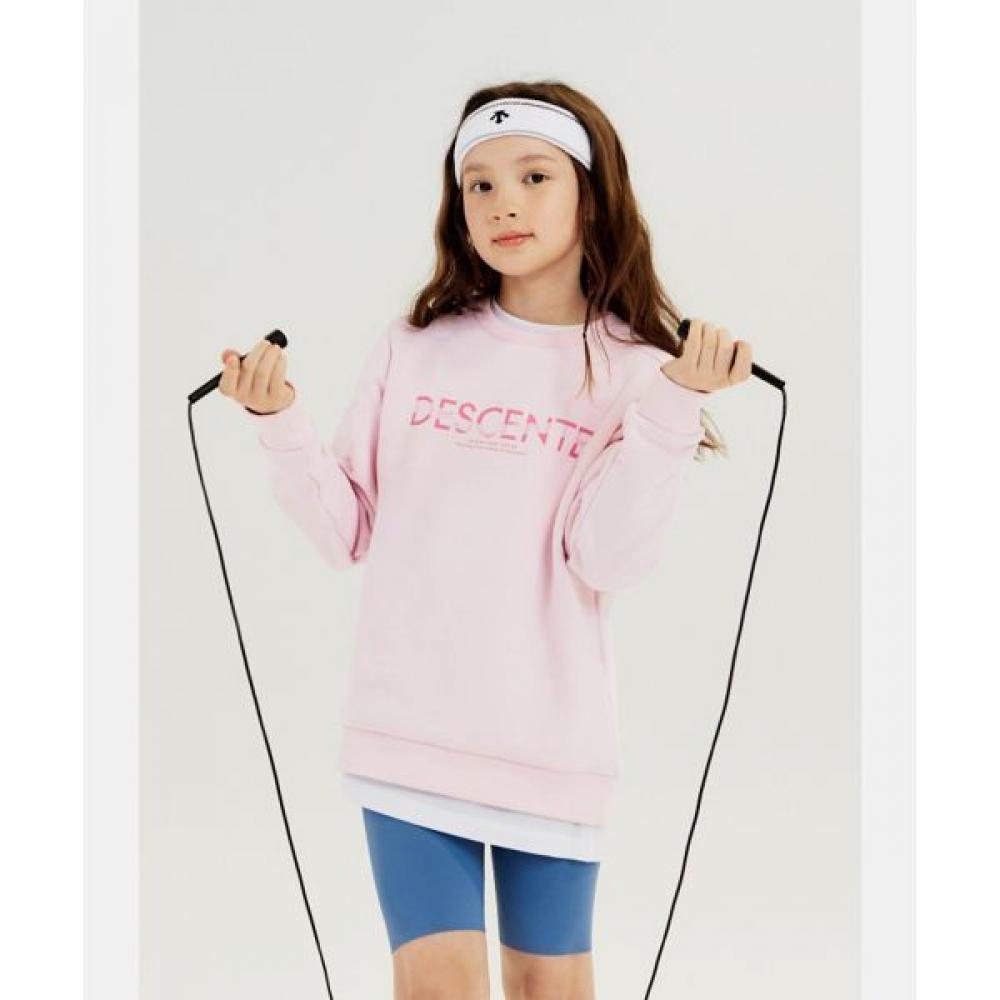 

Спортивная махровая толстовка Descente Young Aslet розового цвета PINKPINK/130