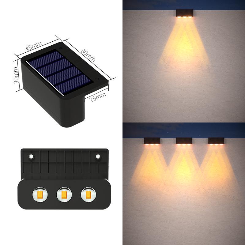 Outdoor LED Solar Step and Stair Lights for Garden, Hallway, or Courtyard.