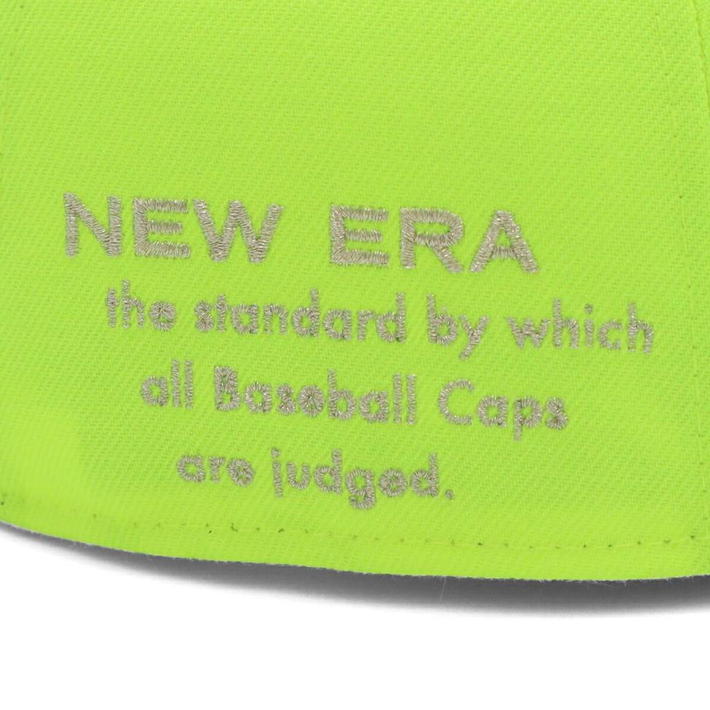 New Era 59FIFTY Cap Upright 7 Handwritten Metal ONSPOTZ and 5950 Flat Stylish Streetwear Travel Sun Gift (14699758 NER36C8548) Yellow, 3/8" Logo,