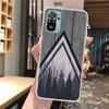 Forest Geometry Wood Nature Soft Phone Case For Xiaomi Redmi Note 12 12S 13 14 11 11S 10 Pro 10S 11T 11E Plus 14Pro Pattern Cove