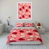 Apple Pattern Decorative Set Bedding Set With 1 Duvet Cover 2 Pillowcases Single Double King Queen, Gift