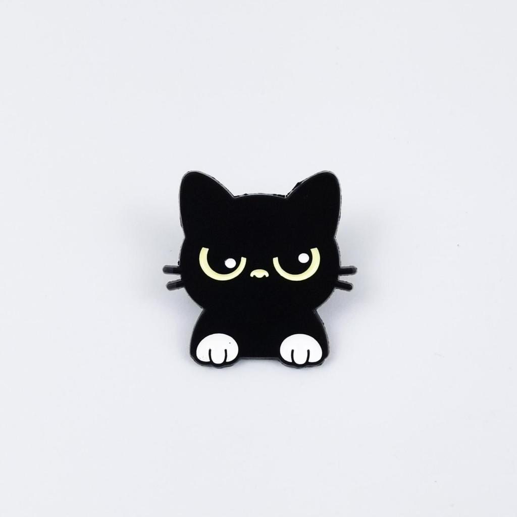 Calico Cat Cartoon Brooch - Cute Backpack Decoration & Fashion Metal Badge