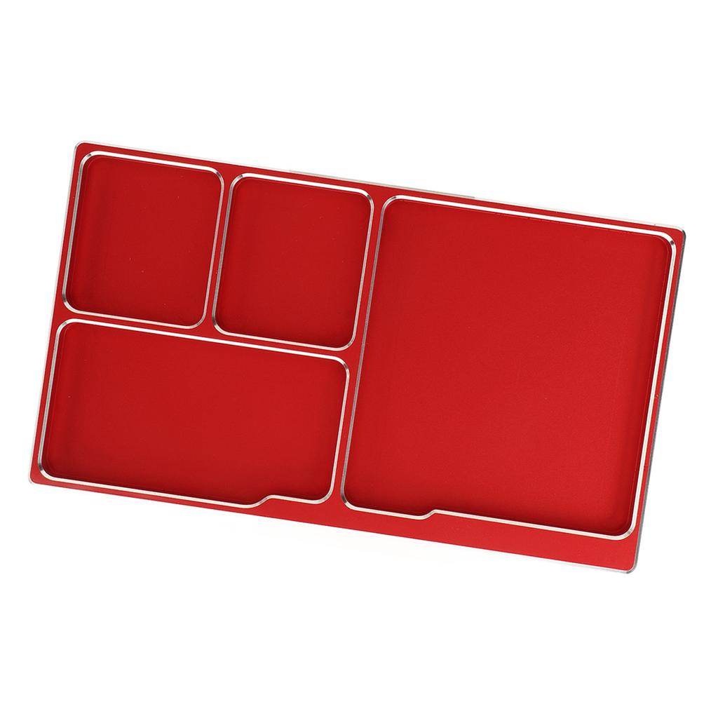 Tavă pentru șuruburi RC Aliaj de aluminiu cu suport magnetic Instrument de reparare RC Disc pentru șuruburi pentru întreținere Exterior