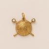 Retro Stainless Steel Floral Charm Pendant - DIY Jewelry Making Accessory for Necklace Earring Bracelet Keychain Hanging Decor