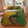 3Pcs Farm Field Journey Bedding Sets For All Sizes New 3D Printed Bed Cover Comforter Duvet Cover Pillowcase Bedroom Decoration