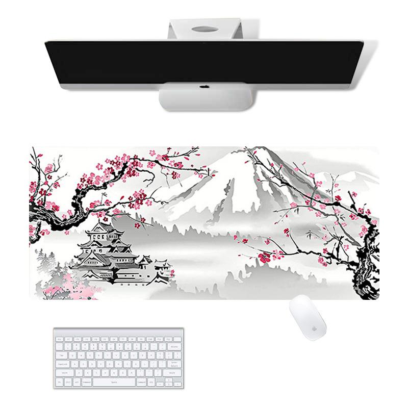 Temu Cross-border Hot Product Abstract Texture Contour Rubber Mouse Pad Game Mouse Pad Precision