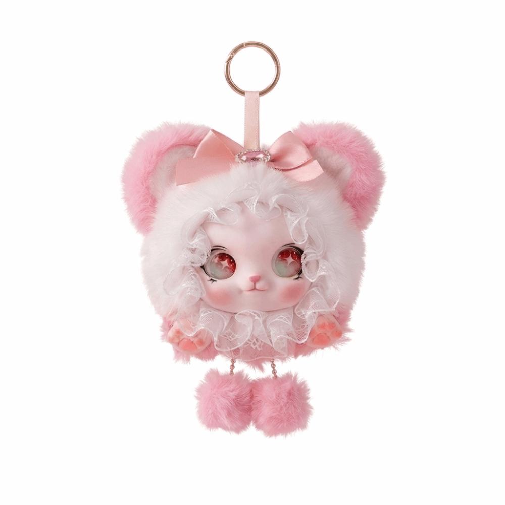 Ornaments Cat Plush Keychain Bag Hanging Doll Bag Charm Cartoon Car Key Ring Backpack