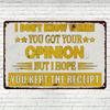 Vintage Metal Tin Sign 8x12 Inch Retro Wall Decor Kitchen Bar Garage Man Cave Funny Quote