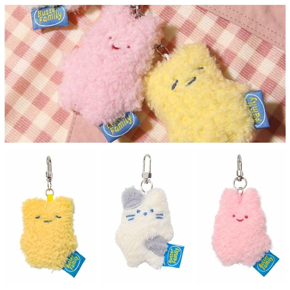 

Плюшевый брелок для семьи с маслом и кроликом, плюшевый брелок для семьи с маслом, детские игровые принадлежности
