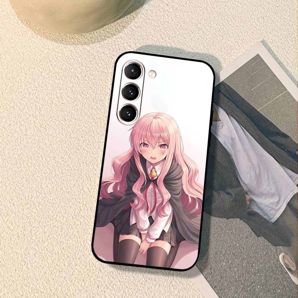 Zero No N-TsukaimaS Phone Case Black Ultra-thin Shockproof Case For Samsung S24/S25/S22/S30/Note20/Lite/Ultra/5G/Plus/FE