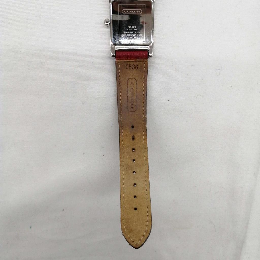 Used COACH W502 quartz watch