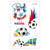 2026 Waterproof Children's World Cup Football Face Tattoo Stickers