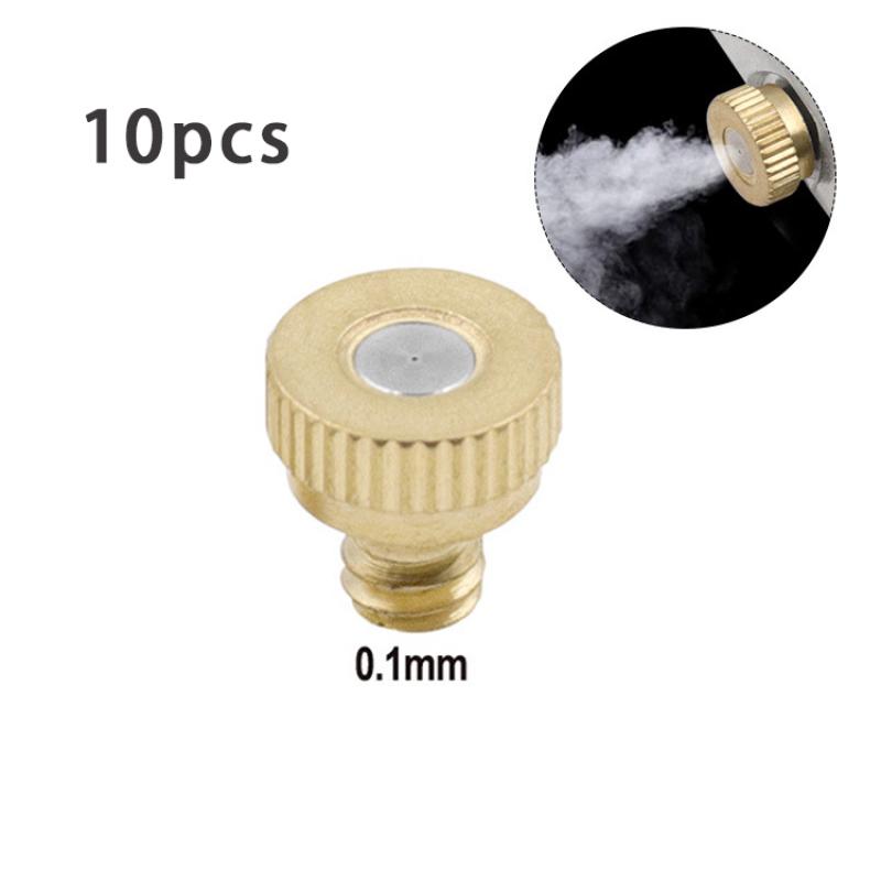 10Pcs Low Pressure Atomizing Misting Nozzle Spray Injector Atomization Spraying System Nozzle