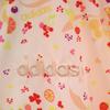 Adidas NEO LABEL Fruit Pattern Windbreaker M White Jacket Mesh Lining Women Used