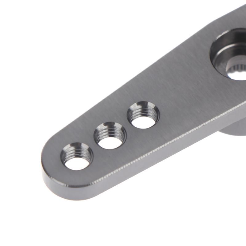 Aluminum Alloy Rc Servo Arm 25T Steering Servo Dual Arm For Rc Car Crawler Large Torque Digital Coreless Servo Parts