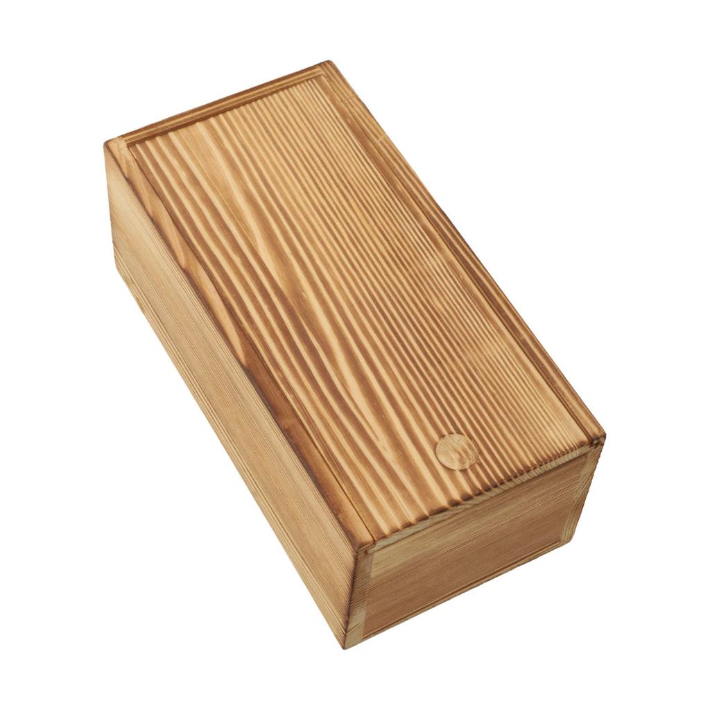 Pullout Wooden Box with Sliding Lid Great for Storing Treasures and Memories