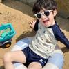 2025 New Boys' Cute Quick-Dry Ocean-Themed Split Swimsuit Beachwear