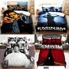 Set Biancheria da Letto Stampa Digitale 3D Eminem con Tessuto Cottonfeel per Arredo Camera da Letto Moderna