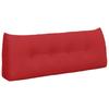 Back Cushion Red 120 X 24 X 50 Cm Fabric