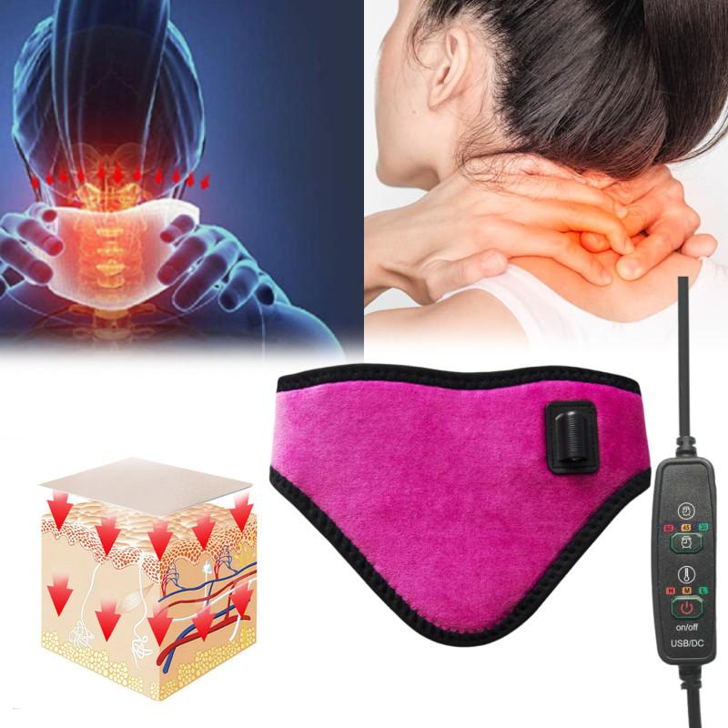 Cozy Graphene Electric Neck Heating Pillow With Usb Connection For Soothing Relief