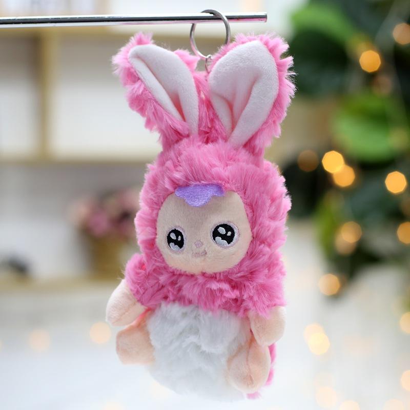 Nou Pandantiv Jucărie de Pluș Animal Drag Păpușă Drăguță Breloc Păpușă Decorațiune Agățată pentru Geantă de Școală