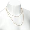 Crystal Haze Double Rope Necklace Doubleropechain Gold