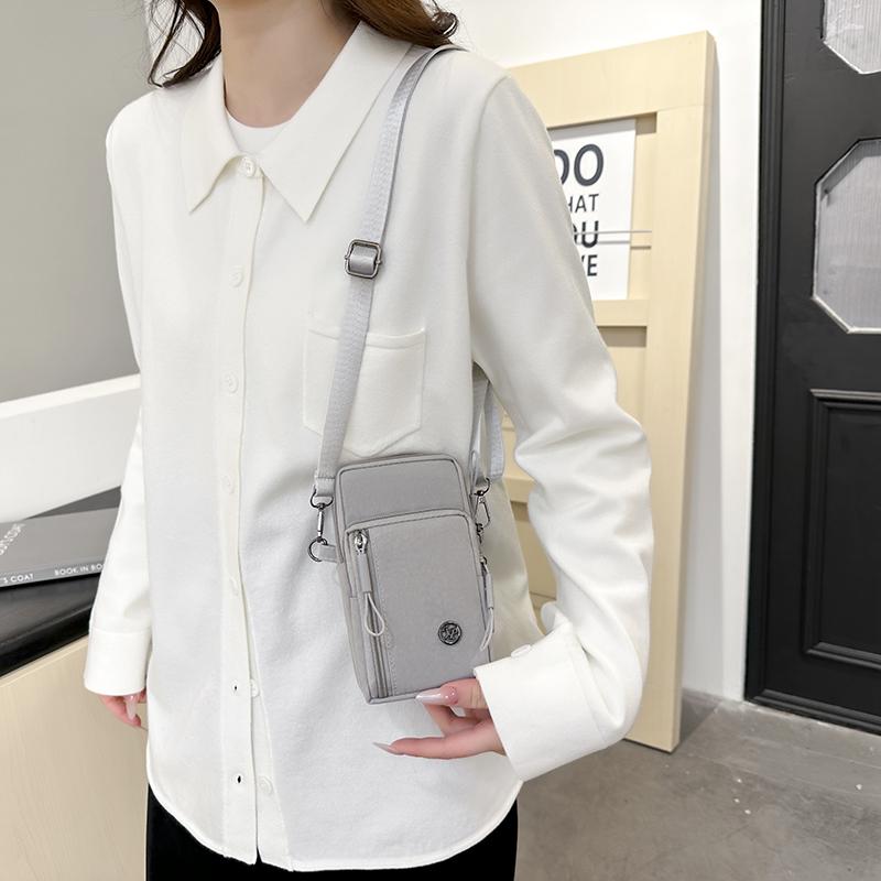 Neue Damen-Handytasche aus Nylon, Handytasche, Münzgeldbörse, Riemen, Umhängetasche, kleine Umhängetaschen für Damen, Geldbörse, Reisegeldbörse