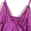 Women Silk Lace Nightgown V-Neck Spaghetti Straps Nightdress Sleepwear