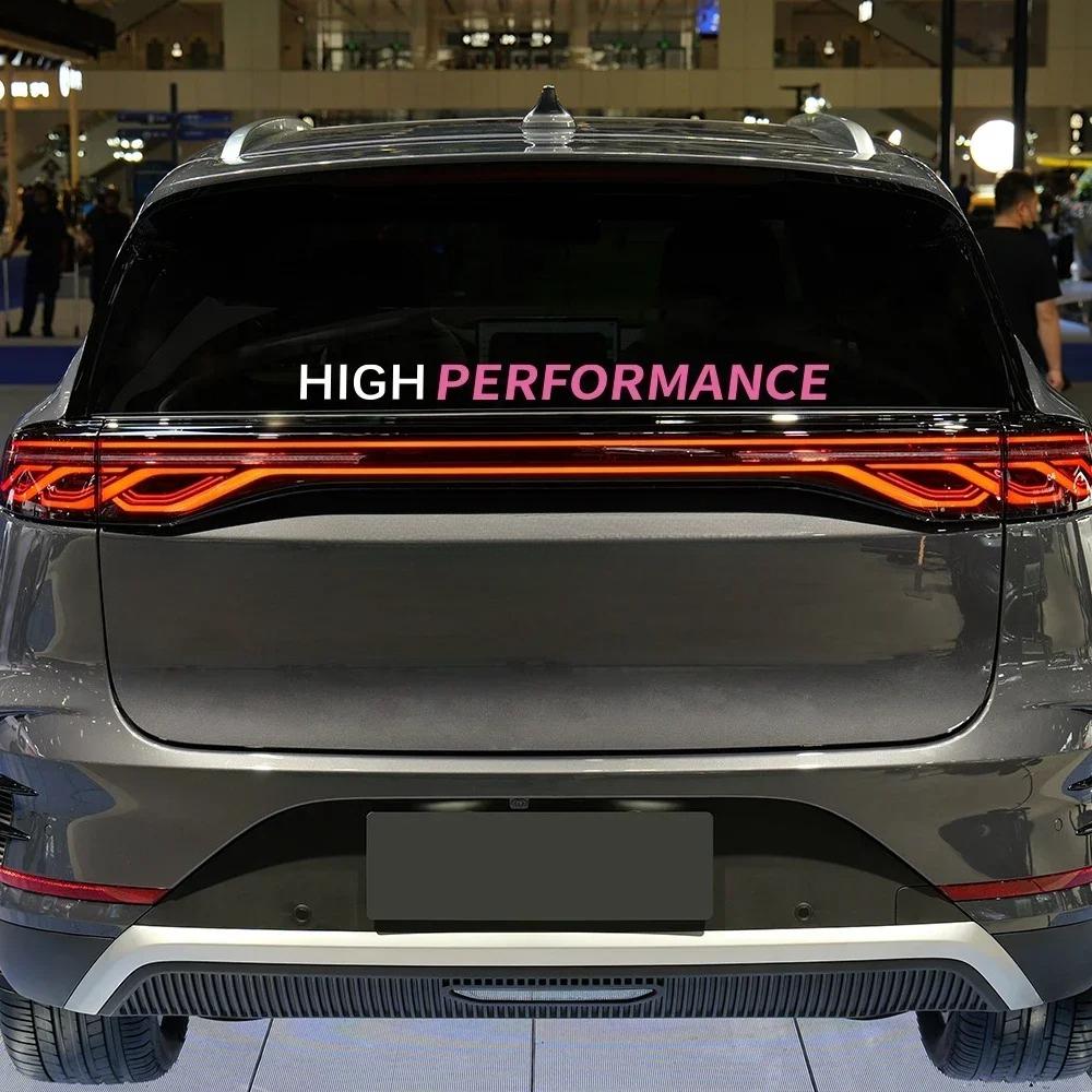 High Performance Slogan Banner Car Windowshield Sticker Self-adhesive PVC Auto Window Body Decoration Vinyl Decal Accessories