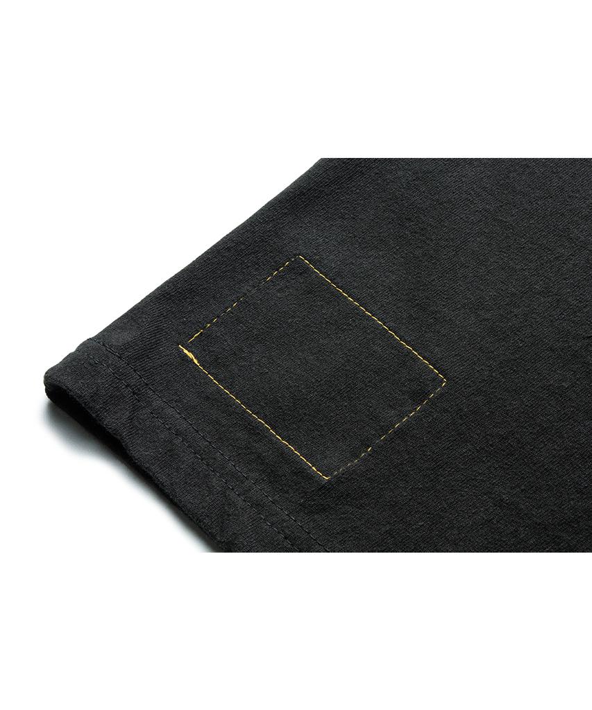 Deoleseukyu Yosemite Pocket Tee [Charcoal Green Shade]