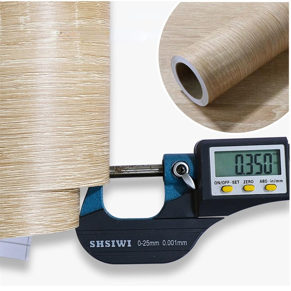 1 Roll Wood Grain Vinyl Wallpaper for Door Wardrobe Cupboard Table Furniture Waterproof Self Adhesive Stickers Home Decor Film