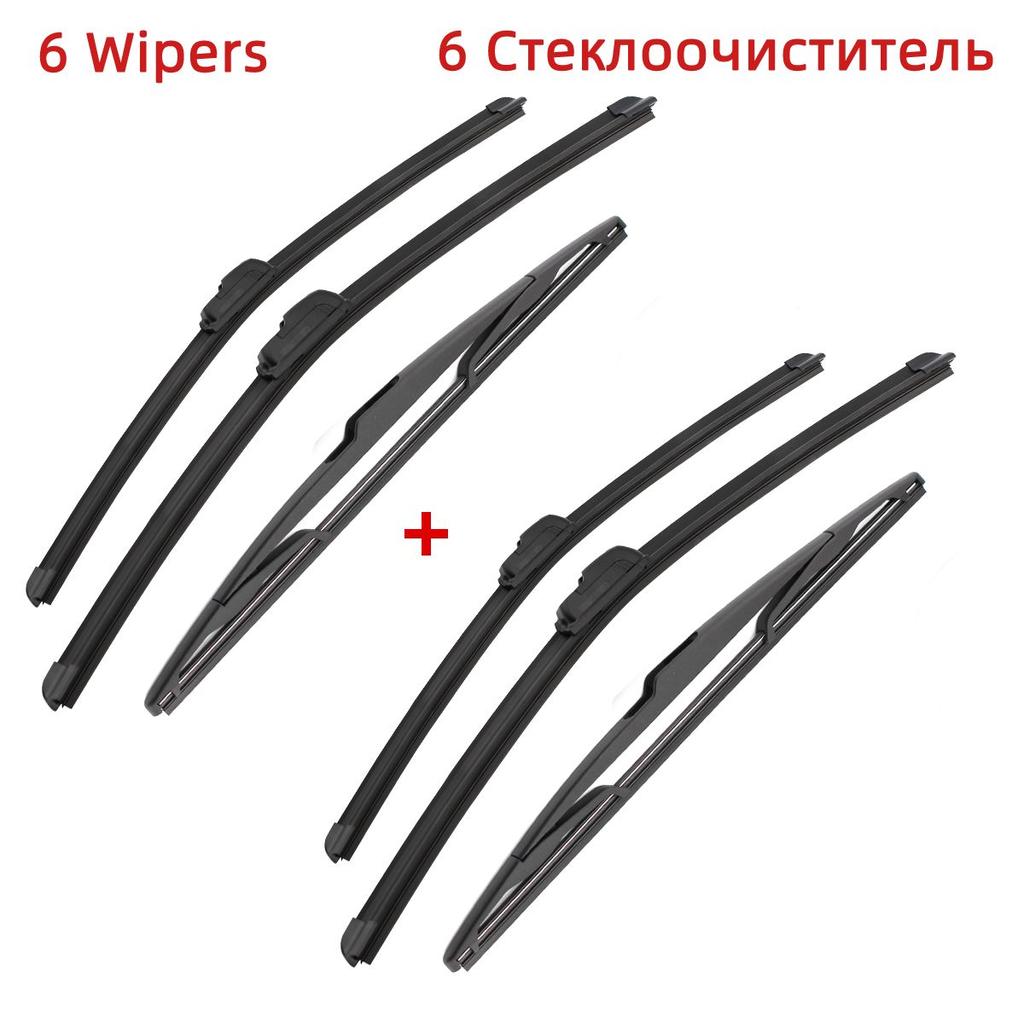 3 buc lame de ștergător pentru Dacia/Renault Duster MK1 2014-2017 20" 20" 14" pentru parbriz față, parbriz, ferestre, perii de tăiere, accesorii