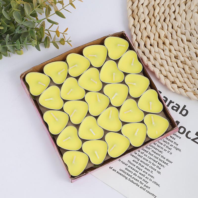 Heart-Shaped DIY Candle Set - 2-Hour Tealight for Valentine's, Proposal, or Birthday